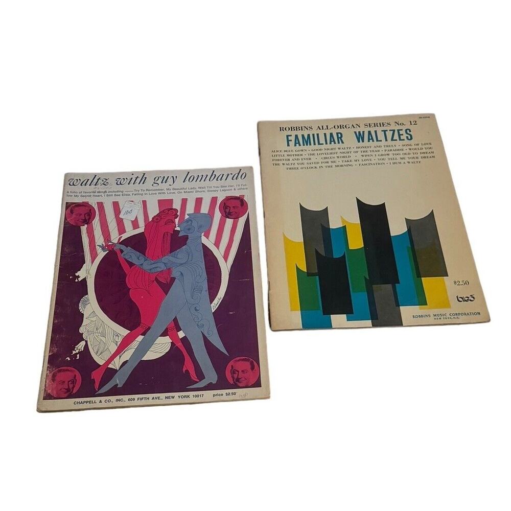 Familiar Waltzes Sheet Music‎ Robbins All Organ Series #12 Waltz Guy Lombardo
